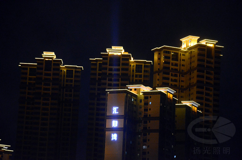 深圳匯龍灣燈光工程實(shí)景圖