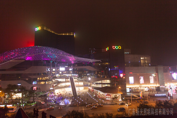 湖南步步高商業(yè)綜合體夜景照明工程